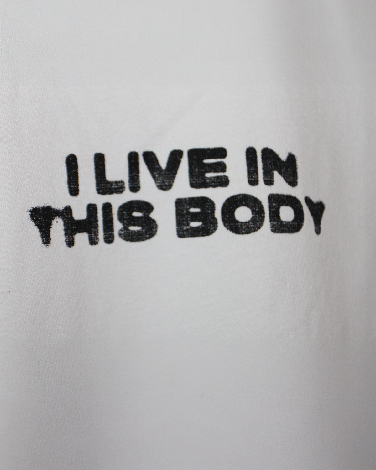 I Live In This Body Vintage Tee